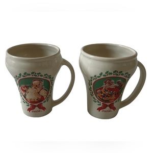 Set of 2 Vintage Coca Cola Mugs